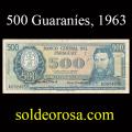 Billetes 1963 -06- Stark - 500 Guaranies